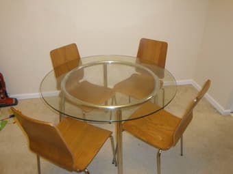 4 seater IKEA dining table (almost new) 1