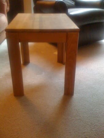 Priced to sell: Mattress, Side Table, and Comfy Chair 3