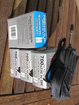 5 inner tubes -- 700 x 23C to 28C -- $25 1