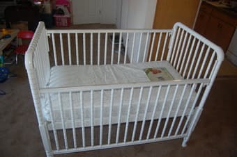 baby crib and mattress---$50 1