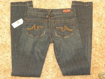 NEW AG Jeans (Adriano Goldschmied) 25R (Size 0-2) 1