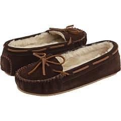 Minnetonka slippers - dark brown, size 9, never used (didn't fit) 1