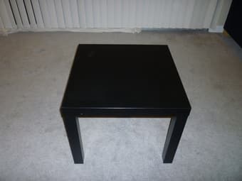 Cordless Hand Vac (15$) small IKEA table 4$ 2