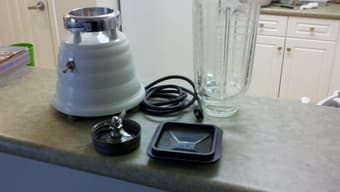 vintage osterizer white blender - $50 2