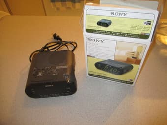 Nice Iron and Iron Board and Digital alarm clock 2