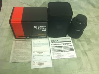 Sigma 12-24mm F4.5-5.6 DG EX Lens AF for Nikon - $540 1