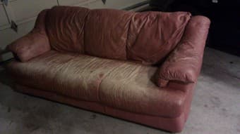 Leather Couch $50 1