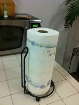 Metal paper towels holder - $5 1