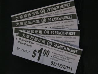 $4 of Ranch 99 Coupons, only $3.90 1