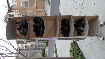 Moving out sale! (TV, Table, shoe bag, dolly) 3