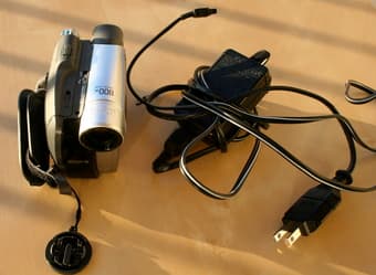 Sony Handycam + 5 miniDV cassettes - $80 1