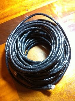 100ft CAT5e RJ45 Ethernet Network LAN cable (Black) - $5 1