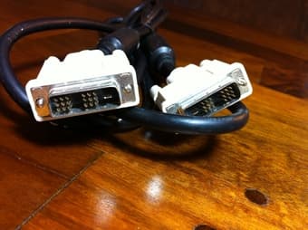 6ft DVI cable - $5 1