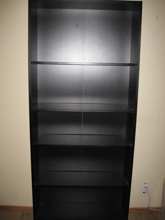 Bookshelves, wall-hangings, etc 1