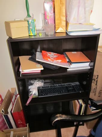 Black Bookshelf - $8 1
