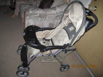 stroller and high chair 1