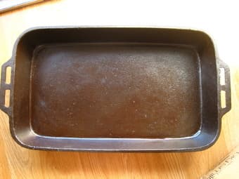 NEW preseasoned bayou classic cast iron baking pan (2 available) $40ea 1