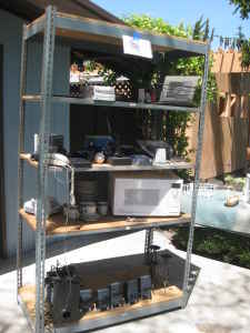 Heavy duty shelves. 1