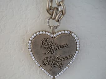 JUICY COUTURE Heart Chain Necklace 1