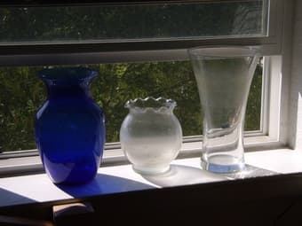 Variety of Flower Vases - $5 for all; $2 each 1