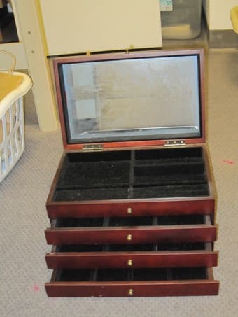Wooden jewelry box for sale 1