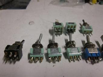 Toggle switches, lot of 14 switches.  $10 2