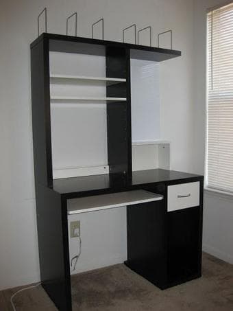IKEA Mikael desk, black-brown color, good condition - $60 obo 1