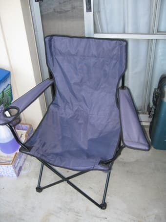 Camping folding chair - $10 1