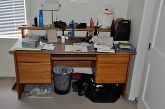 wooden desk 1