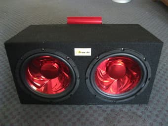 Subwoofers (2x10"), Box, and Amp - $70 obo 1