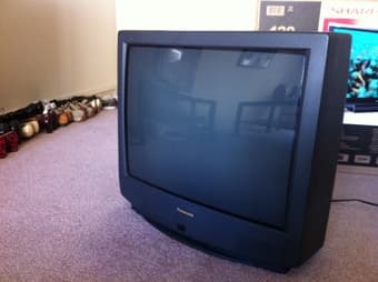 Panasonic 27 inch TV with universal remote $30 OBO 1
