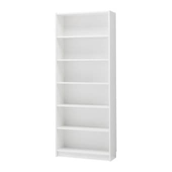 2 ikea bookcases, white, $30 each 1