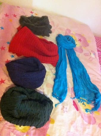 5 Scarves for only $5 !!!!! :):) 1