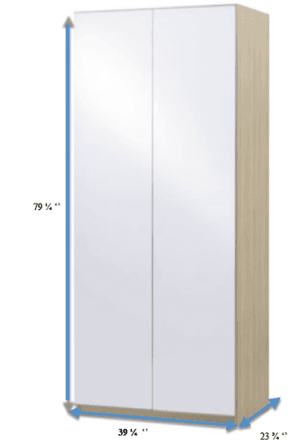 Stylish, Modern, Chic, and Like-New IKEA Closet 1