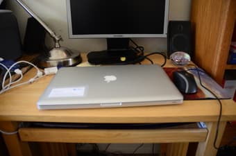 Computer desk - $40 3