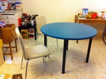 Couch set, lamps, night table, table and chairs 2