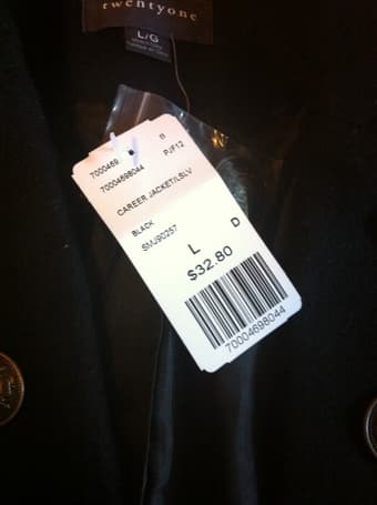 Forever 21 Black Blazer/Jacket Brand New with Tag (Size L) -- $15 2