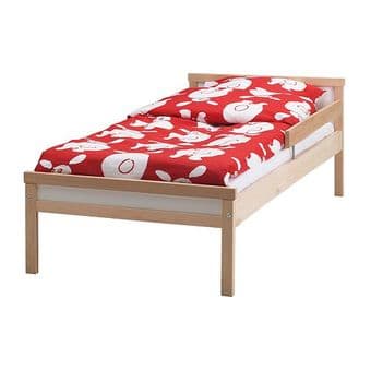 Ikea Sniglar Toddler Bed + Mattress - $95 1