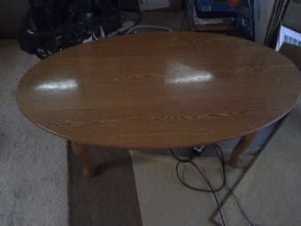 Solid Oak Coffee Table $40 OBO 1