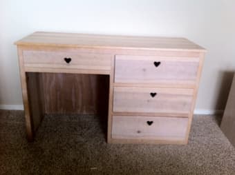 darling wooden chair and desk for sale $60 2