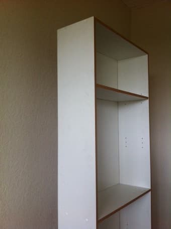 wooden bookshelf $40 1