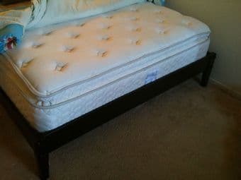 Queen Pillow Top Bed with Frame - $500 obo!! 3