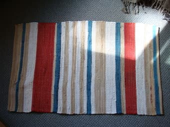 Move Sale: IKEA throw and chindi rug, for only $7 2