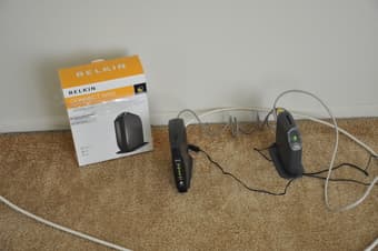 Move out sale: Microwave, Router 2