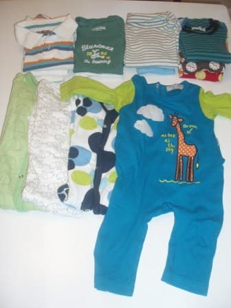 Lot of baby boy clothes 6-9 month - 33 pieces $20 2