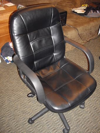 Leather office chair 1