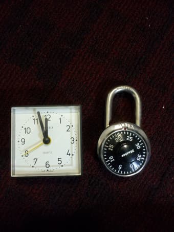 Small Desk Clock with Alarm $2 1