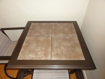 Martha Stewart Bistro Table + 2 Chairs - $150 (menlo park) 3