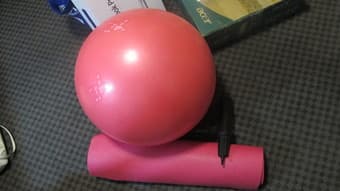 moving sale- cute humidifier $17; yoga mat + ball + air pump  $13; 2