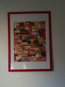 painting and framed poster 2